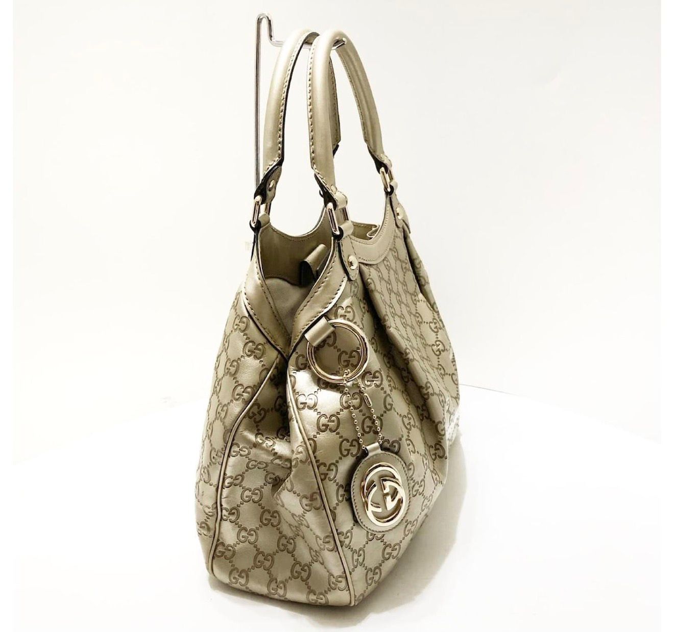 Gucci Shimmer Line Golden Bag