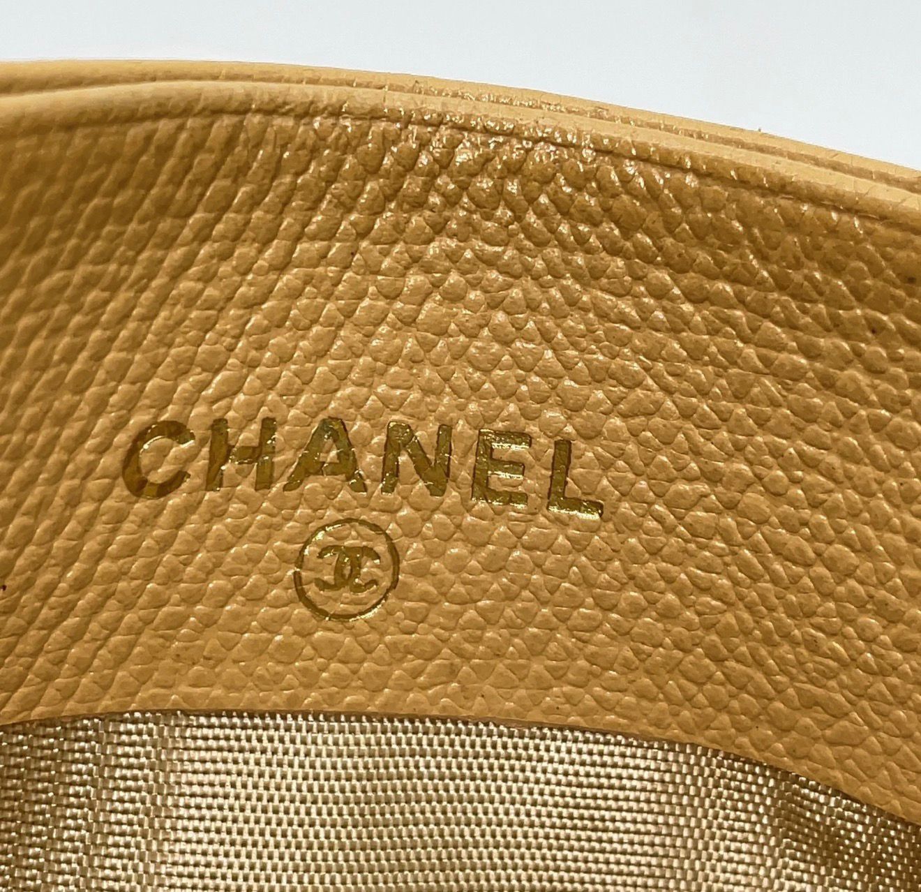 Auth Chanel Cardholder Leather Calfskin