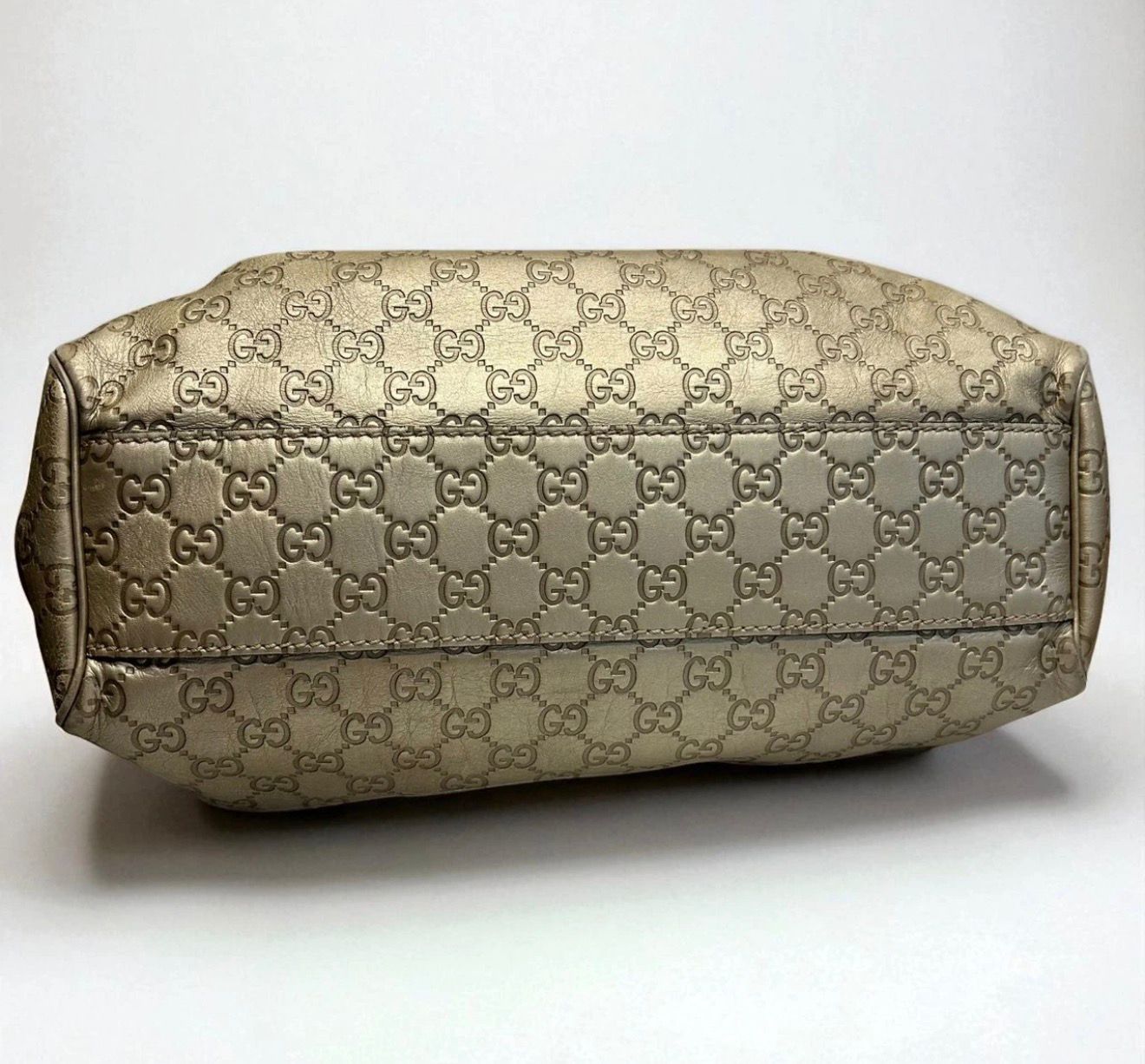 Gucci Shimmer Line Golden Bag
